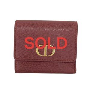 DIOR/ChristianDior 30 Montaigne Lotus Wallet Pink Beige - 308-050325